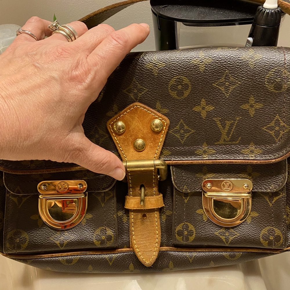 Authentic vintage Louis Vuitton handbag Monogram Hudson PM